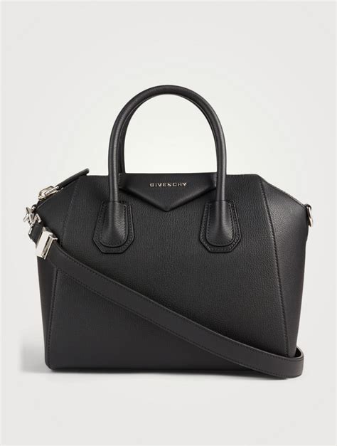 givenchy antigona small black shiny|givenchy small antigona in cognac.